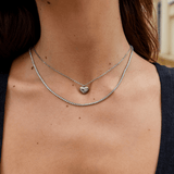Colar Cristal Prata Cordelia
