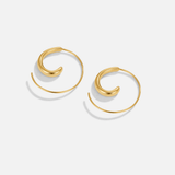 Brincos Argola Espiral Luca
