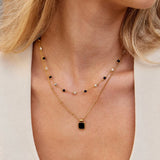 Lucia Colar com Pendente Preto