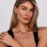 Charm Folha Trevo Cristal da Sorte
