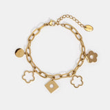 Pulseira Lucky com Charm de Margarida