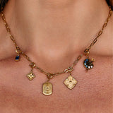 Charm Folha Trevo Ouro da Sorte