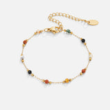 Pulseira com Contas de Pedra Lulu