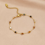 Pulseira com Contas de Pedra Lulu