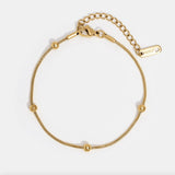 Pulseira com Contas Luna em Ouro