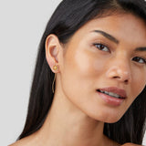 Brincos Dente-de-Leão 'Faz um Pedido' Ouro 18K