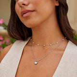 Marina Colar Prateado Love