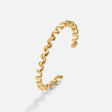 Pulseira Espiral Ouro Melinda
