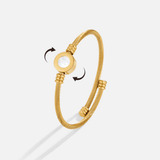 Bracelete Ouro Rotativo Melinda