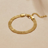 Pulseira Molly em Corrente de Malha em Ouro