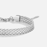 Pulseira Corrente Malha Prata Molly