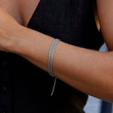 Pulseira Corrente Malha Prata Molly