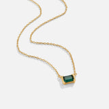 Colar Esmeralda Verde Monica