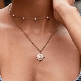 Monique Colar Vintage com Pedra
