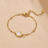 Pulseira Charm Pedra da Lua