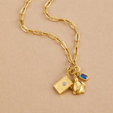 Charm Cristal Azul Místico