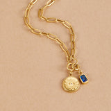 Charm Cristal Azul Místico
