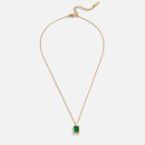 Colar Cristal Verde Místico