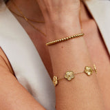 Pulseira Ouro com Contas Niloya