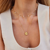 Nura Colar de Pérola Ouro 18K