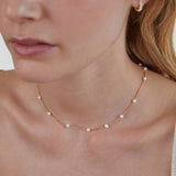 Nura Colar de Pérola Ouro 18K