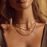 Nura Colar de Pérola Ouro 18K
