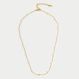 Nura Colar de Pérola Ouro 18K