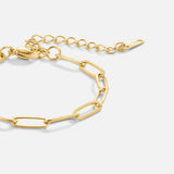 Pulseira Ouro Paperclip