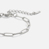 Pulseira Prata Paperclip