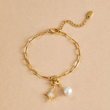 Pulseira Corrente Elo Charm Pia
