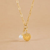 Colar Pia com Elos de Corrente e Charm