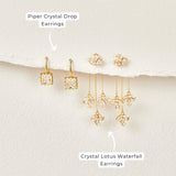 Brincos Pendentes de Cristal Piper