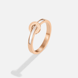 Anel Infinito em Ouro Rosa