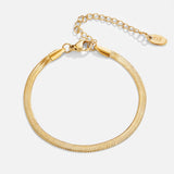 Pulseira Corrente Cobra Ouro Sarya