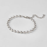 Pulseira com Contas Lulu em Prata