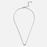 Colar Prata Luxo Crystal