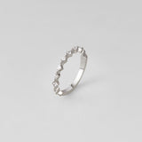 Anel de Cristal Milana Prata