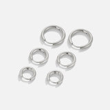 Conjunto Trio de Mini Argolas em Prata