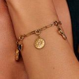 'The Truth' Charm Moeda Olho Ouro