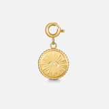 'The Truth' Charm Moeda Olho Ouro