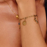 'The Truth' Charm Moeda Olho Ouro