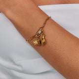 Charm Pedra Olho de Tigre