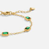Pulseira Esmeralda Trinity