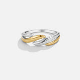 Twisted Ella Two-Toned Ring