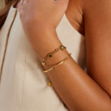 Bracelete Ouro Torcido Imari