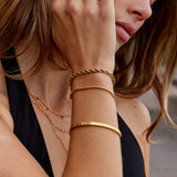Pulseira em Camadas Torcida Leila