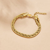 Pulseira em Camadas Torcida Leila