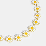Colar Flor Margarida Branca