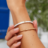 Bracelete Ouro Sahara Branco