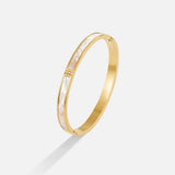 Bracelete Ouro Sahara Branco